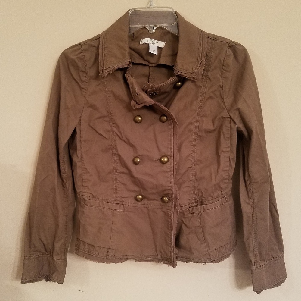 Ann Taylor LOFT Tan Jacket - Size 6P